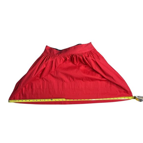 Banana Republic Red Bubble Pleated Skirt S 4p - Picture 8 of 8